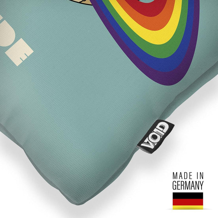 VOID Rainbow World LGBTQ Kissenbezug Kissenhülle Polyester wasserfest Outdoor Indoor, Kissen Grösse: