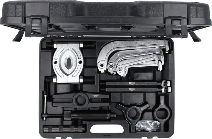 KS Tools 700.1200 Hydraulischer Abziehersatz 2-armig und 3-armig, 22-tlg