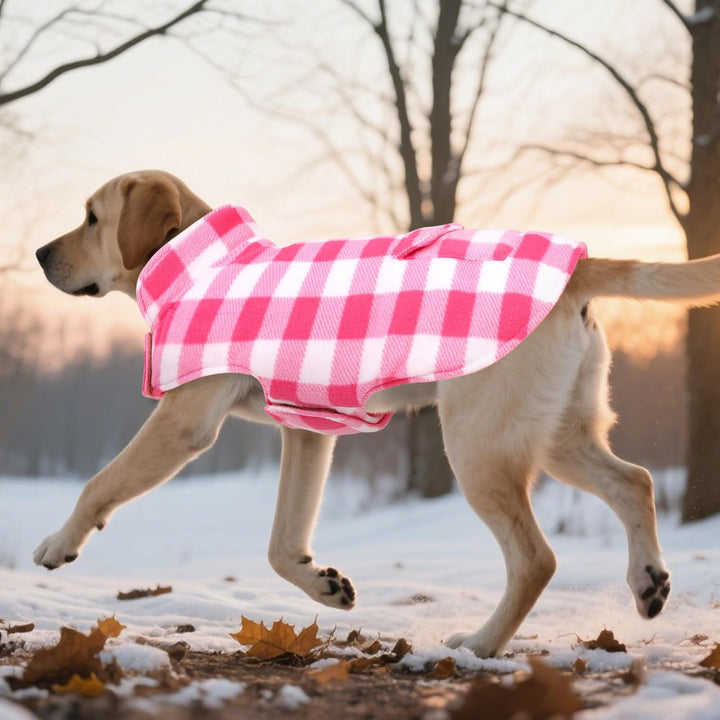 ASENKU Hundemantel für Grosse Hunde 2XL,Warme Hundemantel Winter, Fleece Hundejacke Reversible wasse