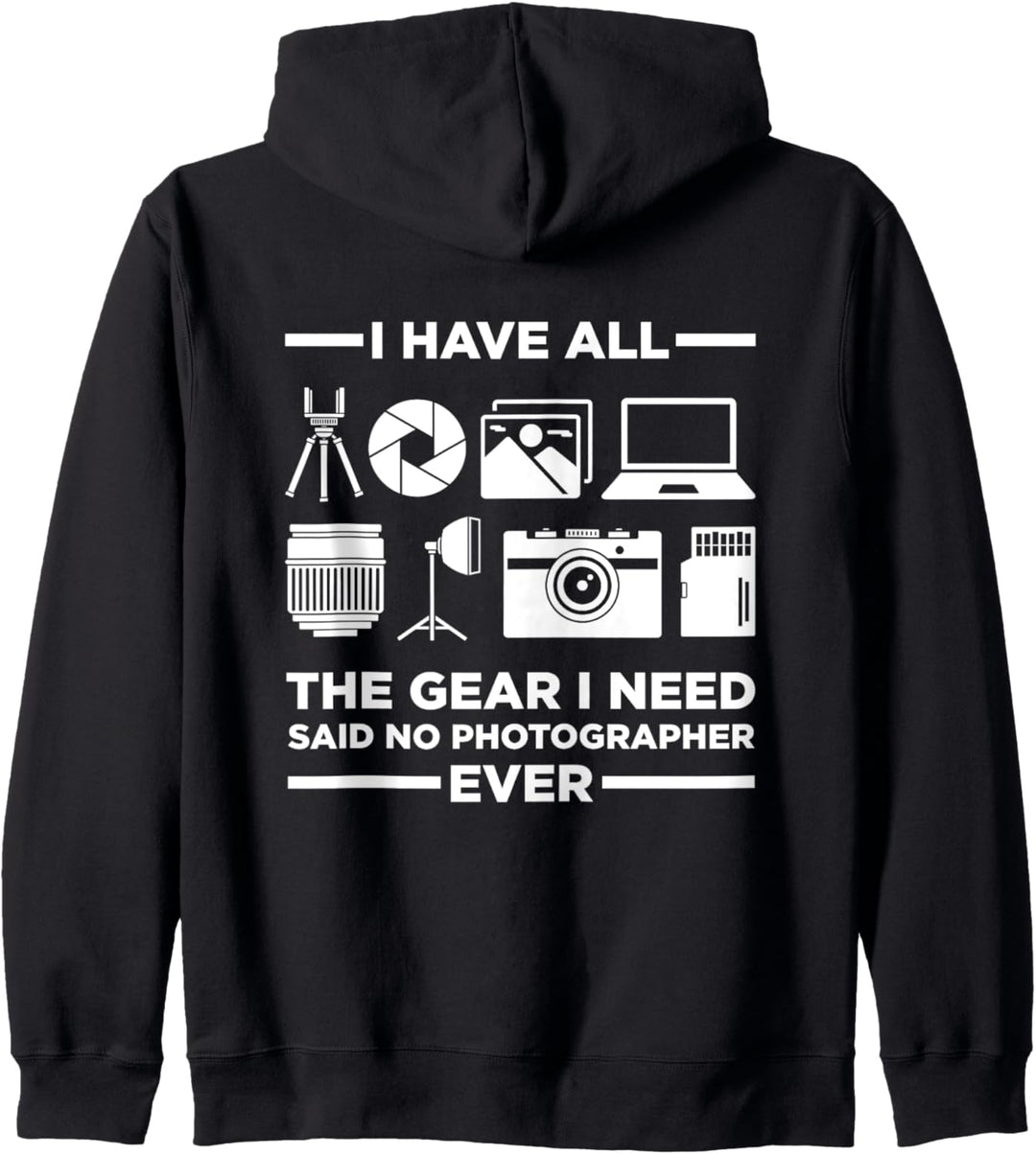 Camera Gear F Stop Photo Cameraman Photographer Joke Kapuzenjacke