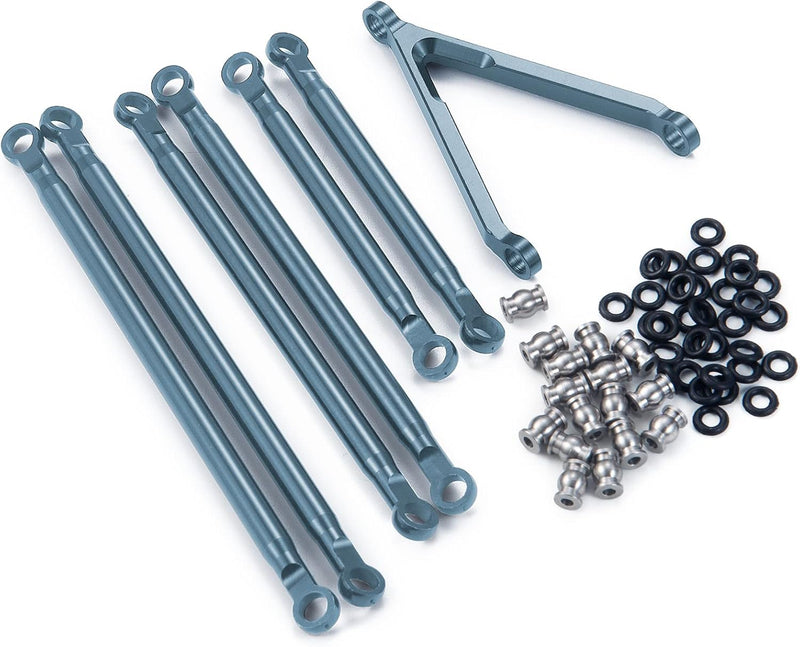 AXspeed 1 Set 1/24th Aluminium Linkage Pull Rod Chassis Links für Axial Scx24 4WD RTR AXI00005 RC Ca