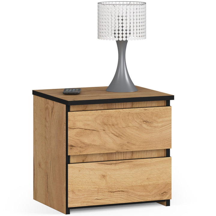 AKORD | Kommode Set 2 Schubladen Sideboard Mehrzweckschrank Schrank | Schreibtisch | ecktisch | Eck