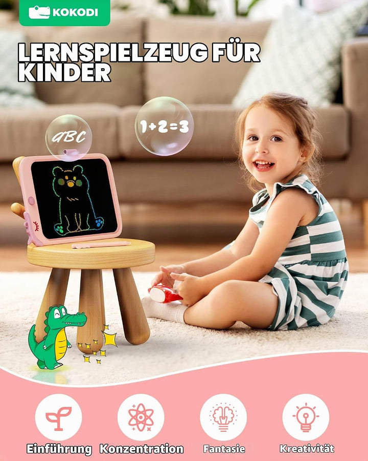kokodi Einhorn Spielzeug für 3 4 5 6 7 Jahre Mädchen alte Jungen Kinder, 10 Zoll Schreibtafel Zauber