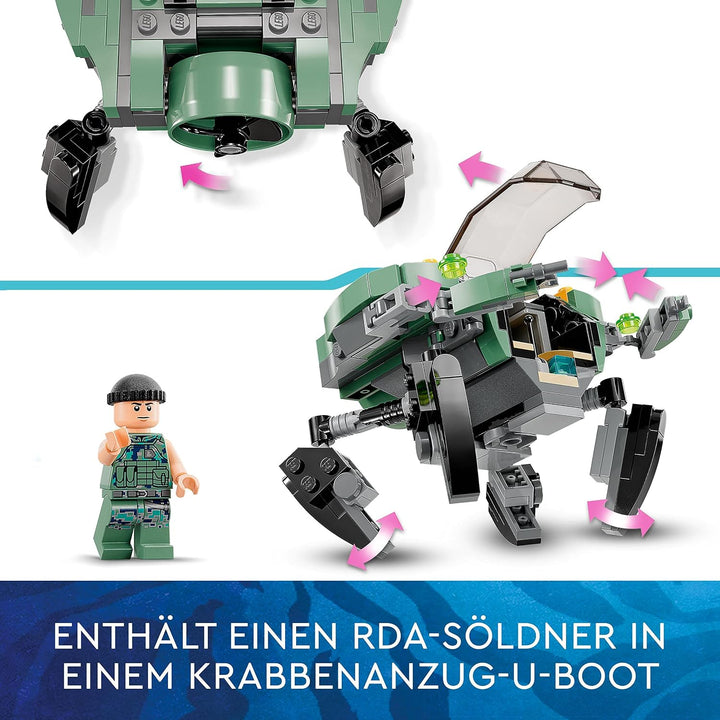 LEGO 75579 Avatar Payakan der Tulkun und Krabbenanzug, The Way of Water Ozean Spielzeug zum Bauen mi