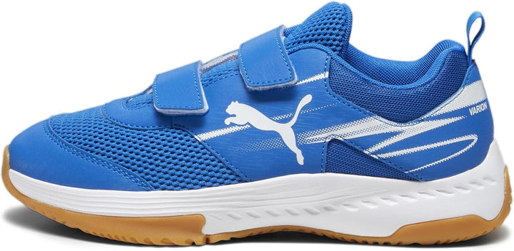 PUMA Unisex Kinder Varion Ii V Jr Indoor Court Shoe 28 EU Puma Team Royal Puma White Gum, 28 EU Puma