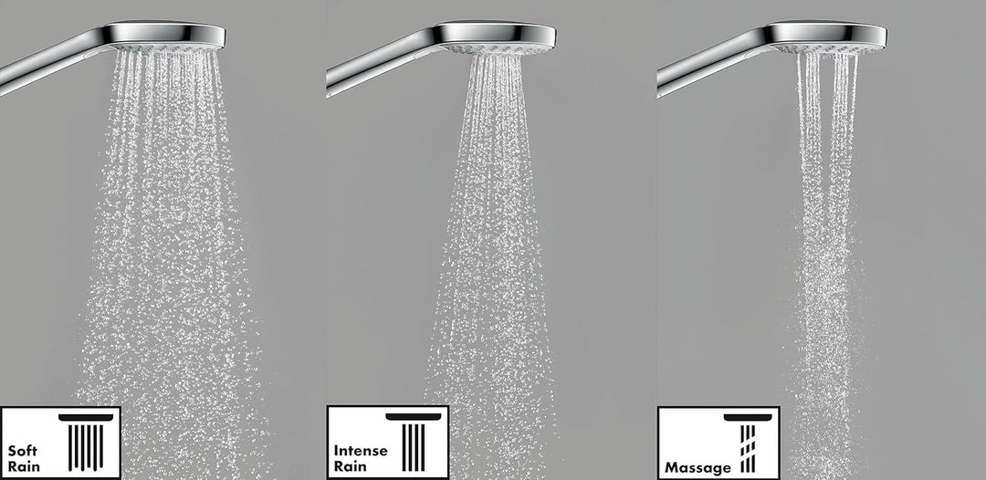 hansgrohe Croma Select S Duschset 0,65m, 3 Strahlarten, Weiss/Chrom