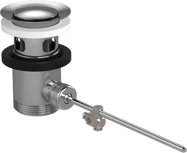 hansgrohe Zugstangen-Ablaufgarnitur, Chrom Single, Single