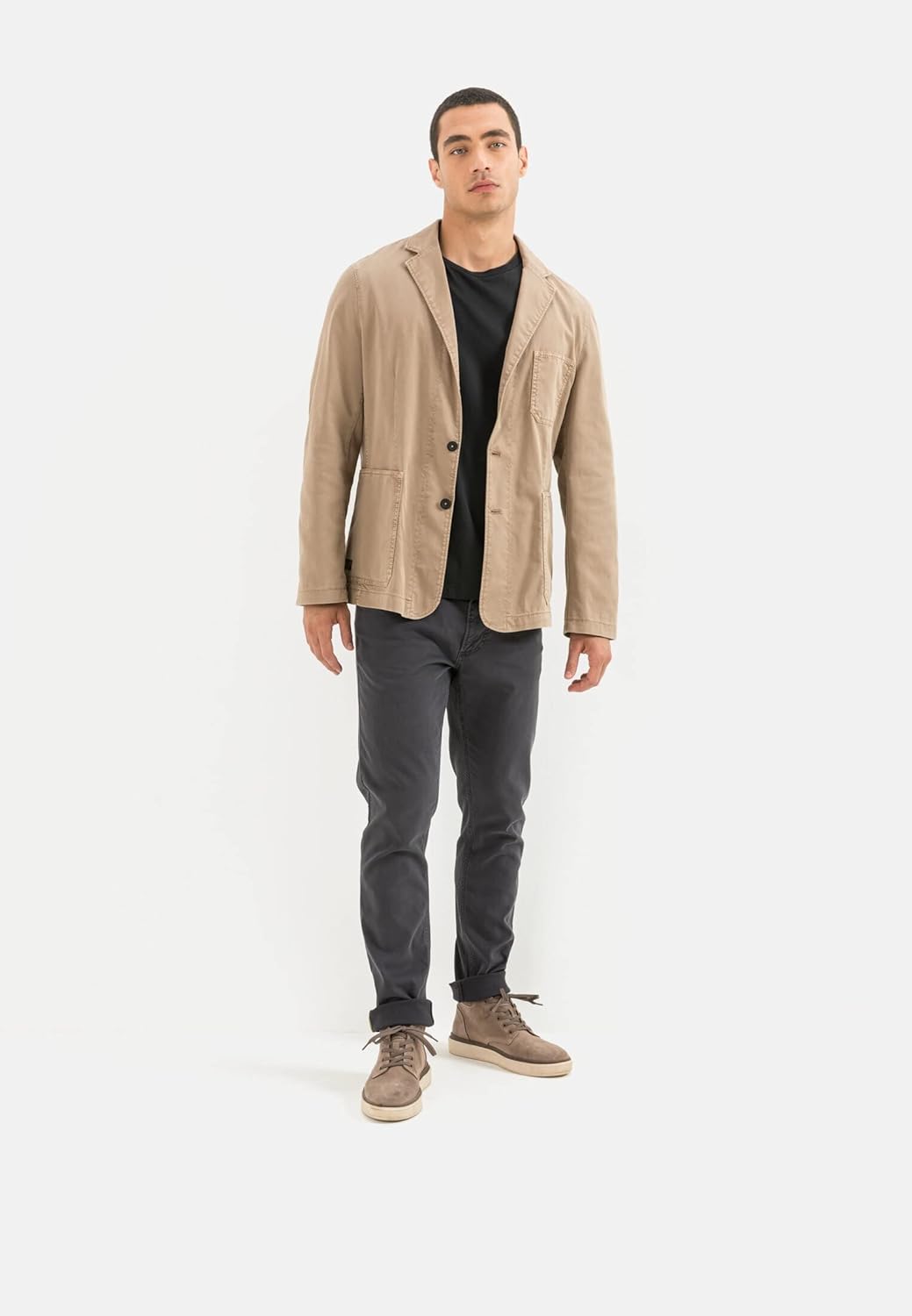 camel active Herren Jeans 30W / 34L Dunkelgrau, 30W / 34L Dunkelgrau