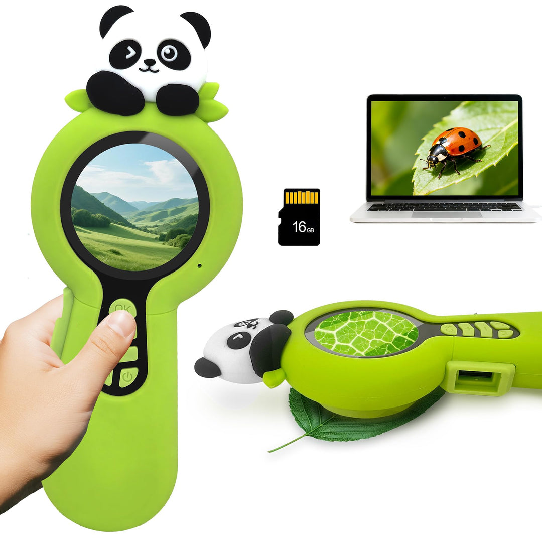 Charmline 2-in-1 Digitales Mikroskop für Kinder mit Kamera &amp; Mikroskopobjektiv, Kinder Mikroskop mit
