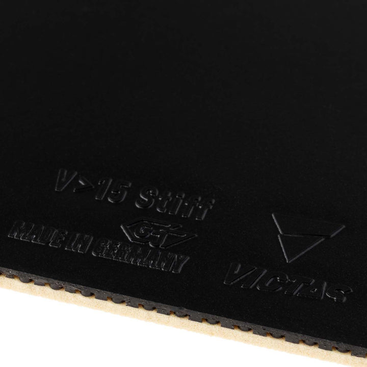 VICTAS Belag V > 15 Stiff Schwarz 2,3 mm, Schwarz 2,3 mm