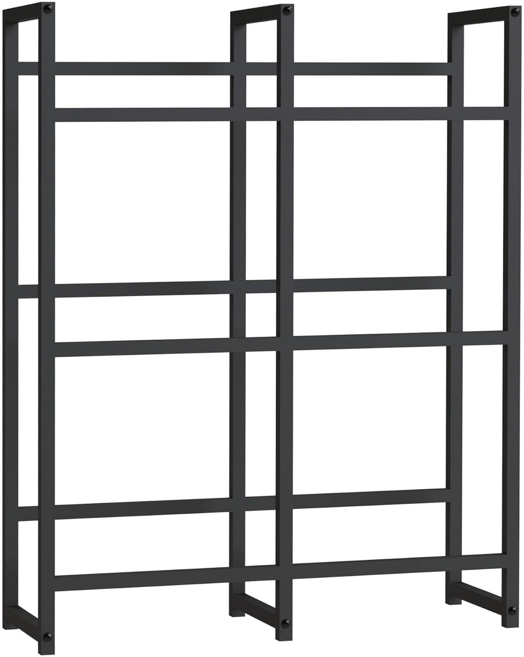 DanDiBo Getränkekistenregal 6 Kisten Schwarz Metall Stehend 96477 Getränkekistenhalter 91 cm Getränk