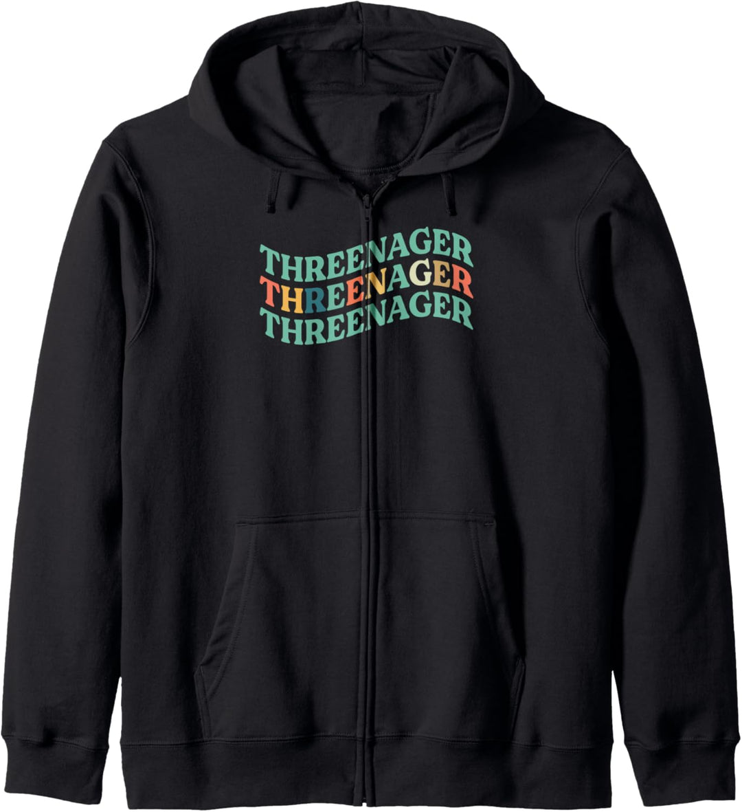 Threenager - Kids Third Birthday Kapuzenjacke