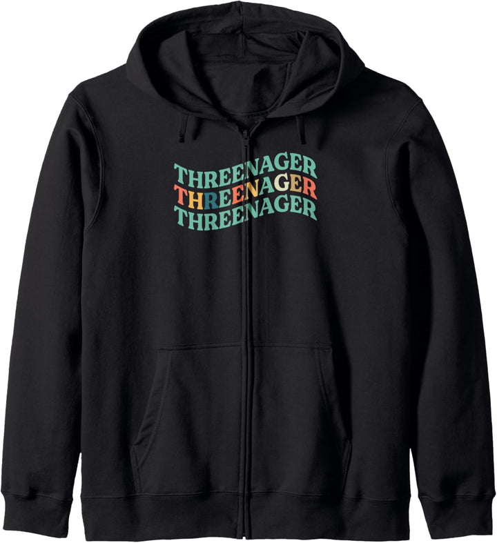 Threenager - Kids Third Birthday Kapuzenjacke