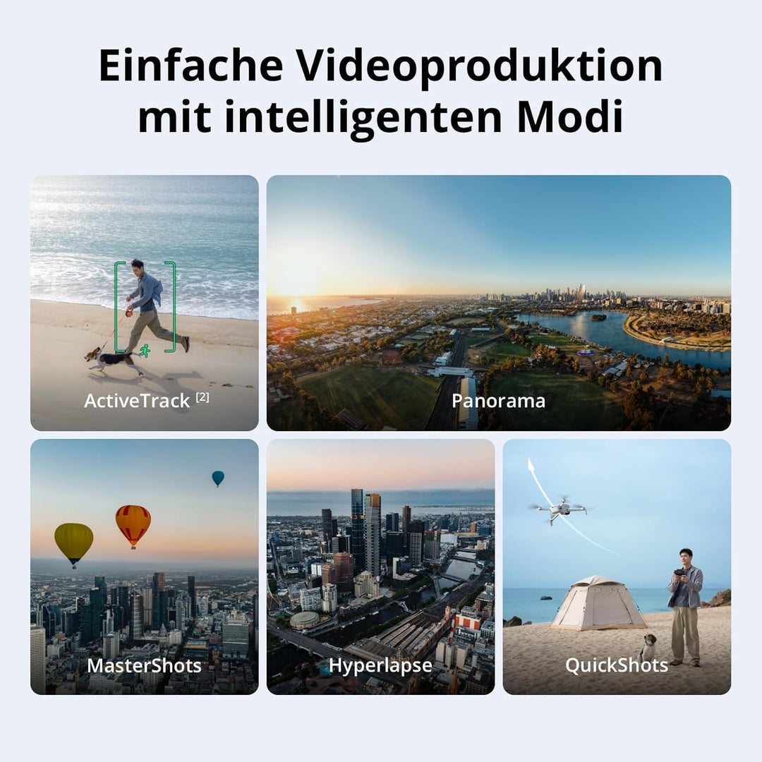 DJI Lito 1, Einsteigerfreundliche 4K Kameradrohne, Hinderniserkennung, ActiveTrack, 4K-Video &amp; 8K-Fo