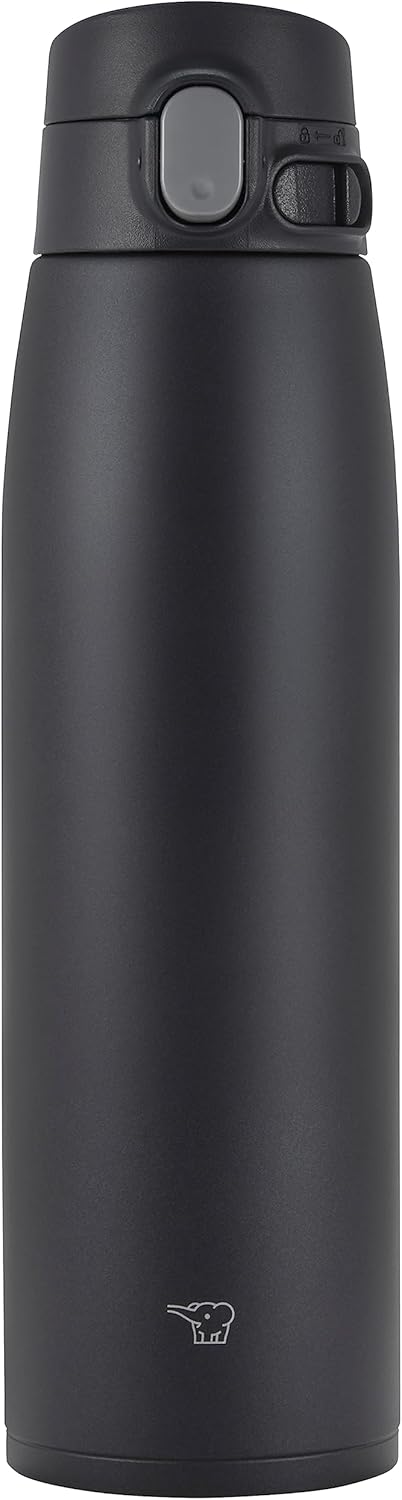 Zojirushi SM-VS95-BA Wasserflasche, One-Touch-Edelstahlbecher, nahtlos, 950 ml, Schwarz 32-Ounce Sch