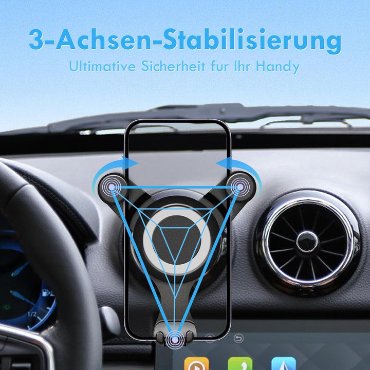 Handyhalterung Auto für Runde lüftungen Kratzschutz KFZ Handy Halterung für Mercedes-Benz A/B/C/E/S