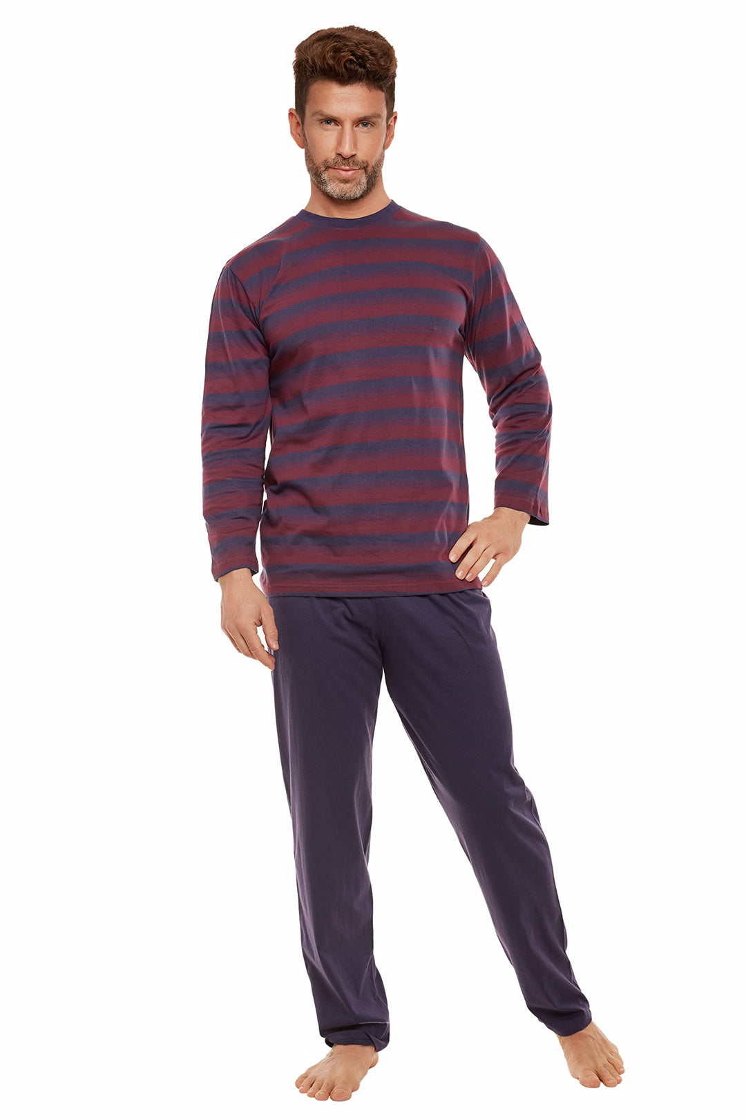 Selente Sweet Dreams moderner und bequemer Herren Schlafanzug/Shorty, mit weicher Baumwolle, Verschi