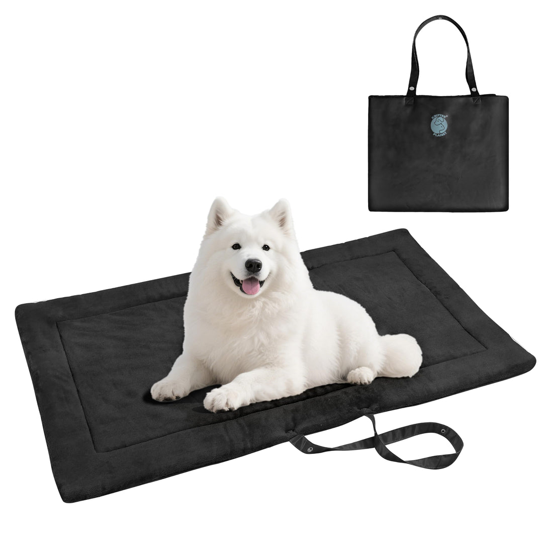 Pawsse Wasserdicht Hundedecke für Unterwegs 127 x 70cm, Outdoor Hundematte Waschbar Hundekissen zum