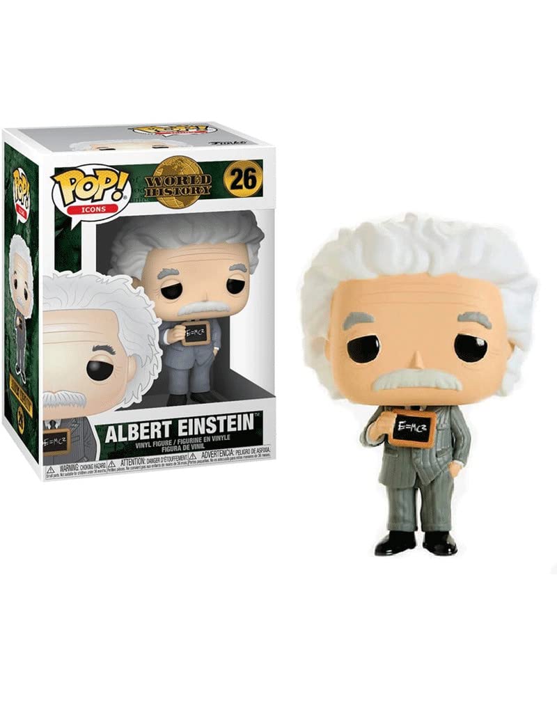 Funko Pop! Vinyl Icons: Albert Einstein Scientist - Vinyl-Sammelfigur - Geschenkidee - Offizielle Ha