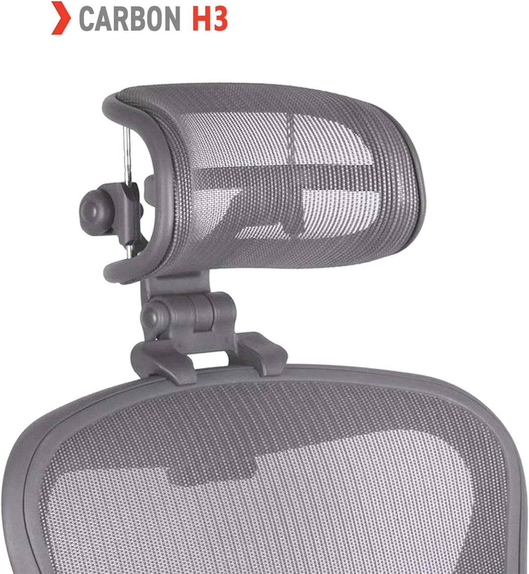 Engineered Now Kopfstütze für klassischen Herman Miller Aeron h3 für Remastered Kohlenstoff, h3 für