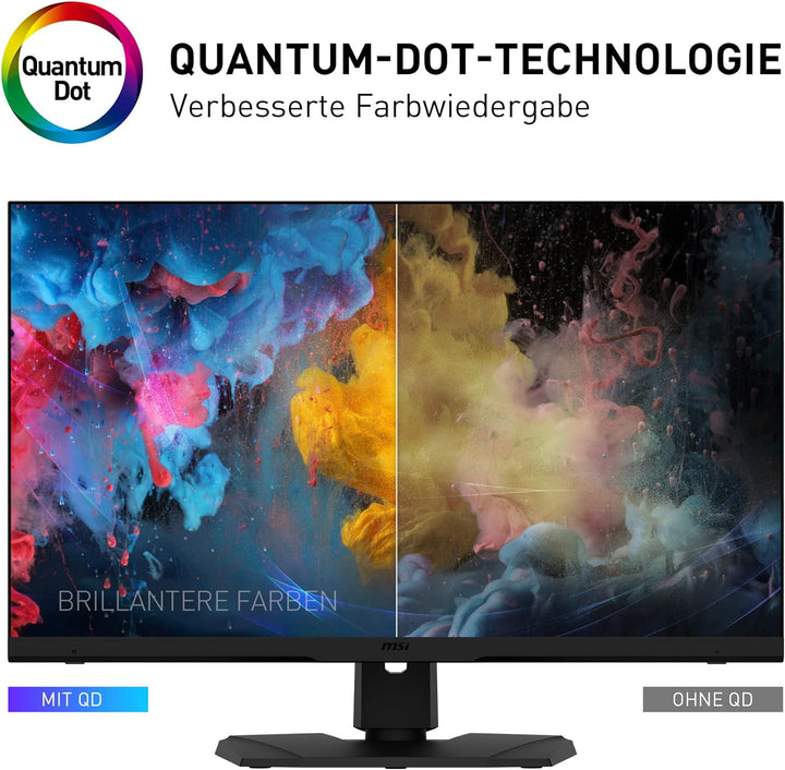 MSI Optix MPG321QRFDE QD 32 Zoll 2K Quantum Dot Gaming Monitor, WQHD (2560x1440), 175 Hz, 1 ms, Rapi