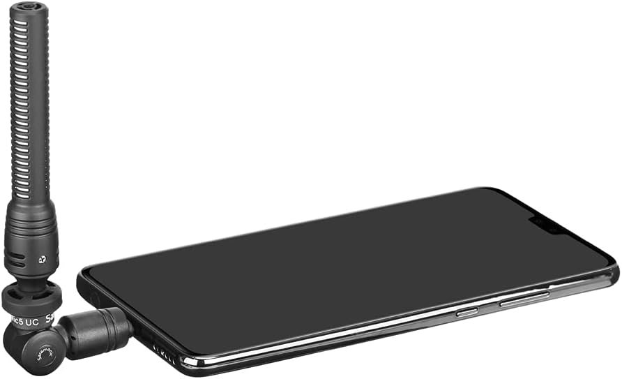 Saramonic Unidirektionales Mikro-Shotgun Mikrofon mit USB-C Ausgang für Android Smartphones oder Tab