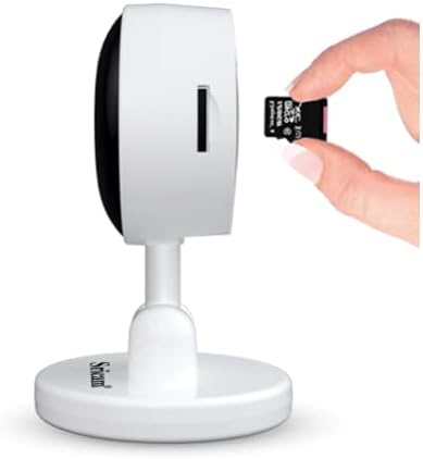 SriItalia ONVIF Kamera, kabellos, Bewegungssensor, WLAN, unterstützt Micro-SD bis 128 GB