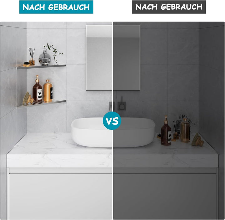 Duschablage Eckregal Gebürsteter 304 Edelstahl, Dusch Regal für Geflieste Wände Badezimmer-Aufbewahr