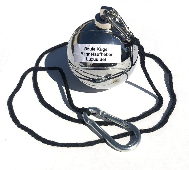 Generisch Boule Kugel Magnetaufheber Boccia Kugelaufheber Luxus Magnet Aufheber mit Kordel