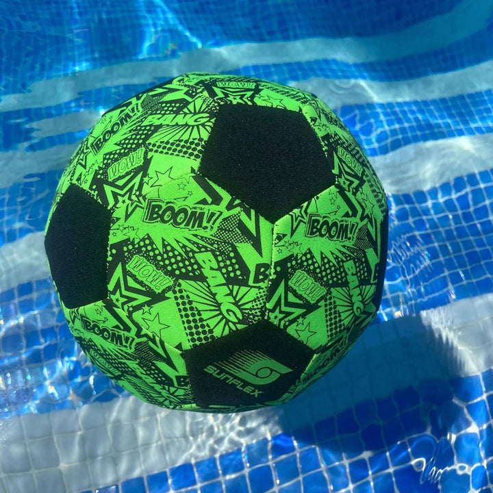 Sunflex® Neopren Zubehör Fussball Funky | Beach-Fussball zum Barfuss Spielen | weich und robust für