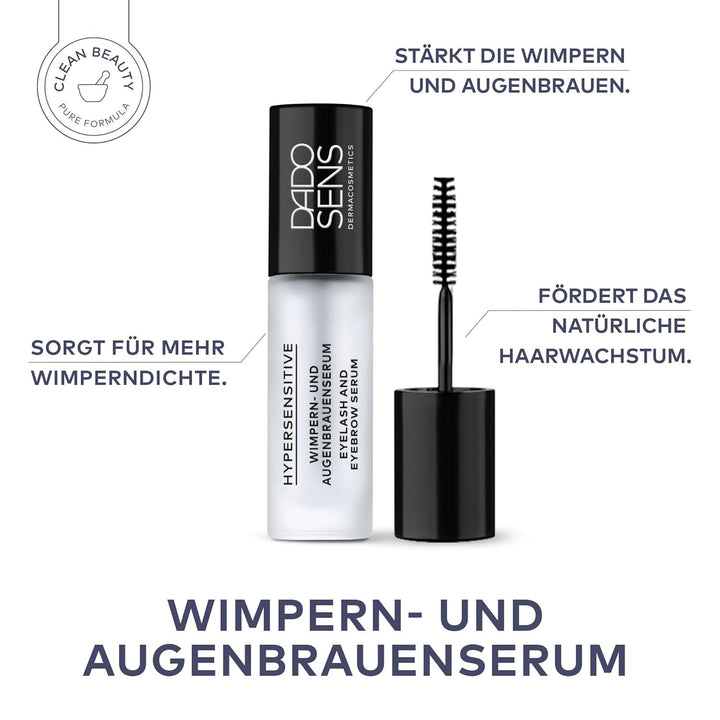 DADO SENS HYPERSENSITIVE WIMPERN- UND AUGENBRAUENSERUM (4,5 ml) - Unterstützt das Natürliche Haarwac