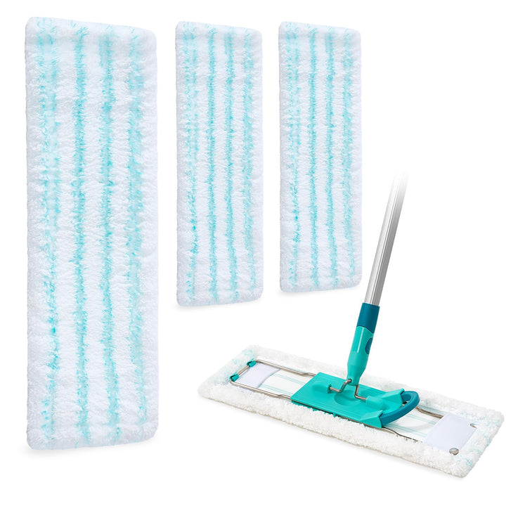 3 Stück Ersatzbezug für Leifheit Bodenwischer Profi XL Micro Duo / Profi XL Cotton Plus, Mikrofaser