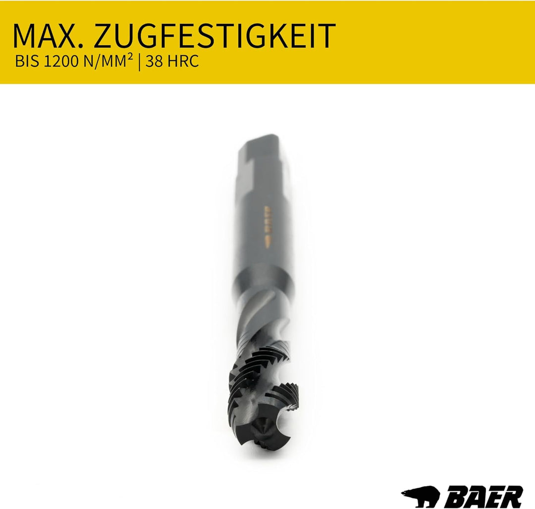 BAER TriTap Gewindebohrer HSSE-VAP Sackloch - Gewindeschneiden - Maschinengewindebohrer - Gewindeboh