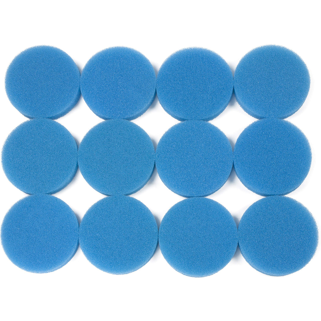 LTWHOME Blauer Rauher Filterschwamm/Filtermatten Passend für Eheim-Classic 2213/250 (12 Stück)