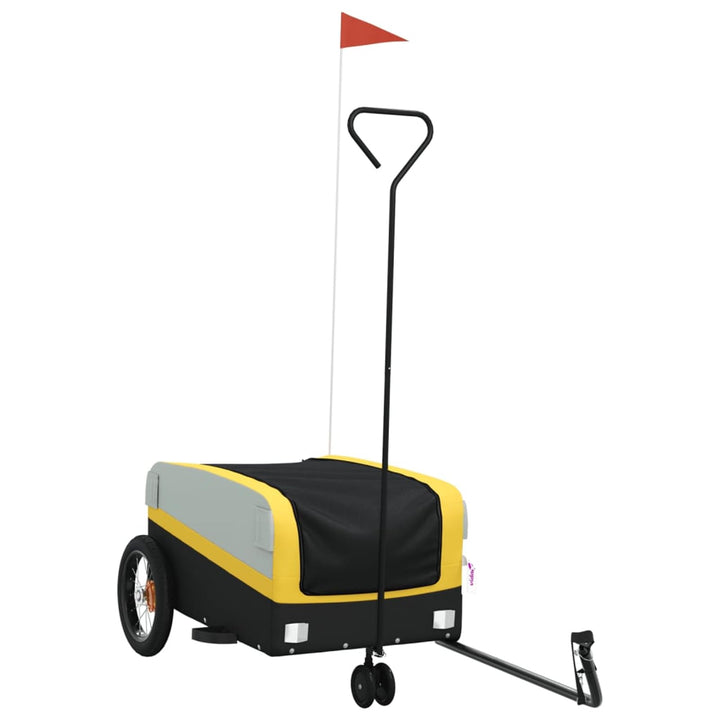 Fahrradanhänger 30kg Eisen Orange | Robustes Eisen, 30kg Zuladung, stabil Gelb, Gelb