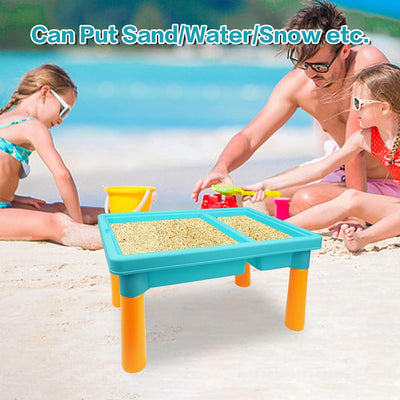 RedCrab Blumengarten Spielzeug Kinder, 3-in-1 Garten Blumen Spieltisch Sand Wassertisch Outdoor Spie