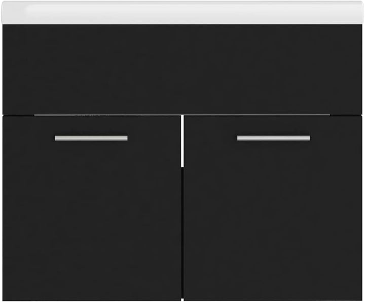 puraday Waschbeckenunterschrank mit Einbaubecken Holzwerkstoff Unterschrank Waschbecken Waschbecken