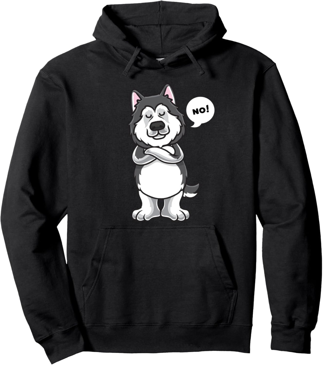 Sturer Alaskan Malamute Hund lustig Hundebesitzer Pullover Hoodie