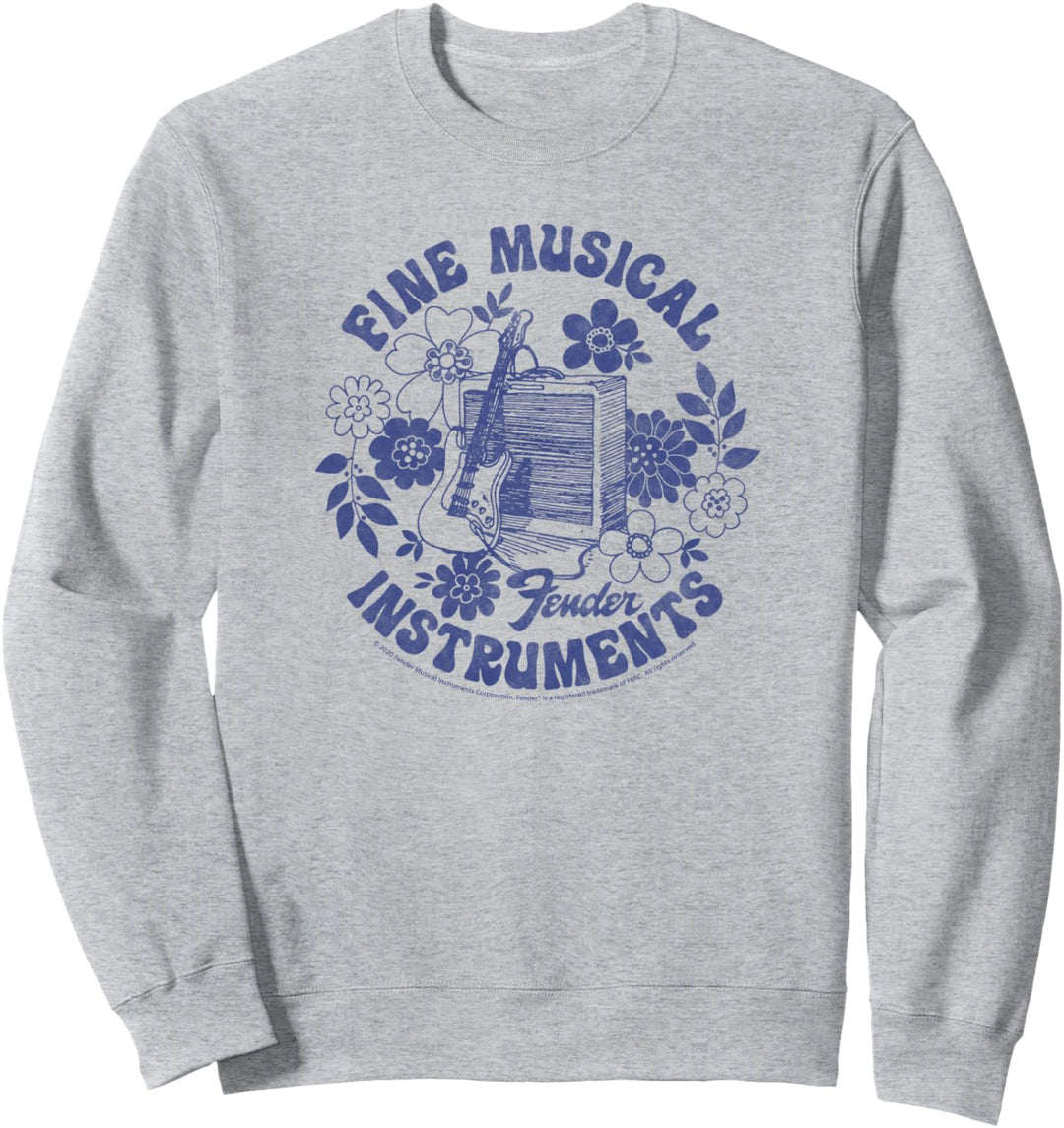Fender Fine Musical Instruments Hippie Vibes Instruments Sweatshirt