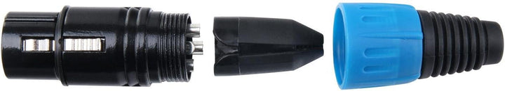 Pronomic Steckerset XLR-Male 5-Stück, XLR-Female 5-Stück (zur Kabelkonfektionierung, Montage, Hochwe