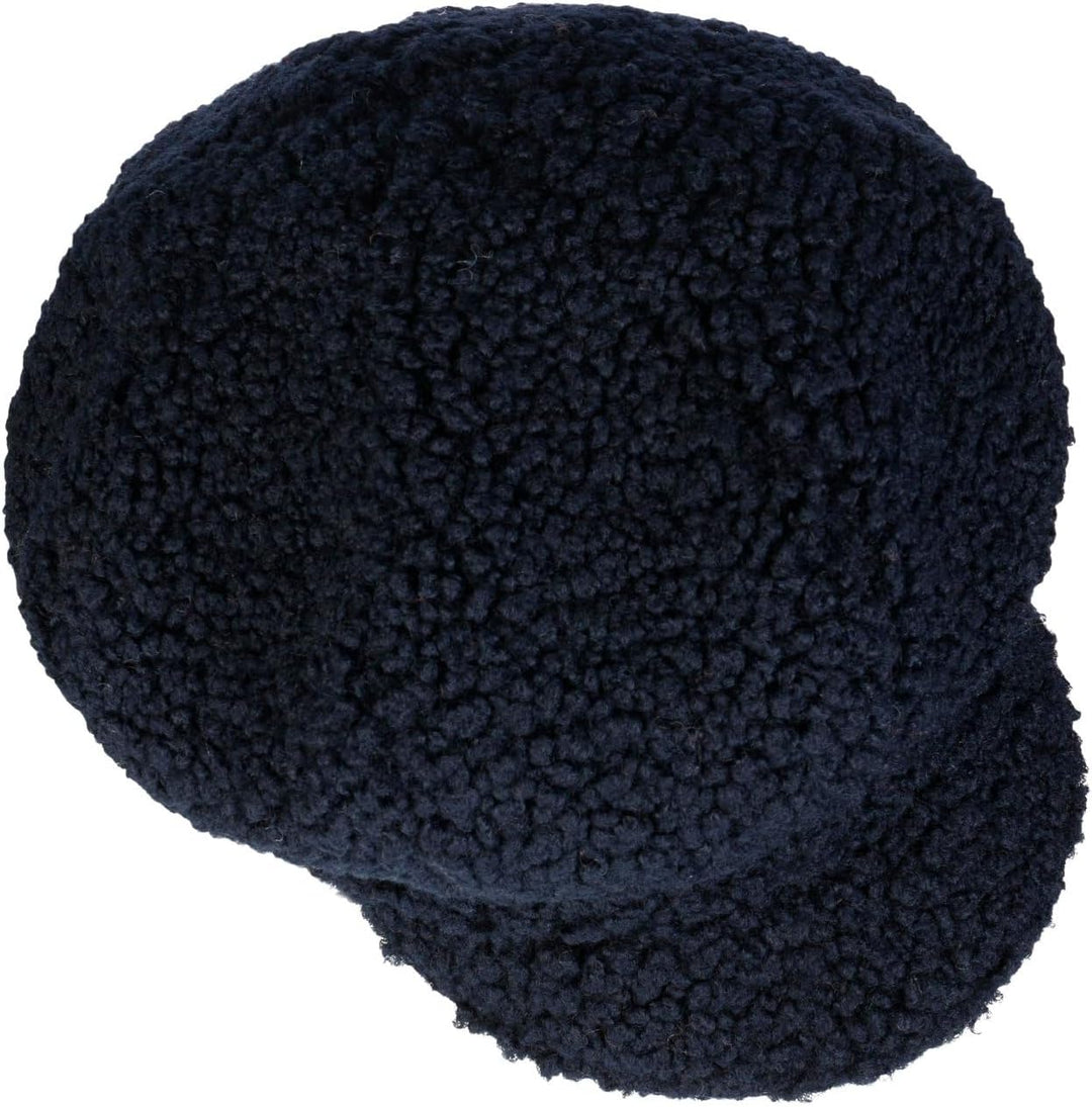 Seeberger Teddy Fur Ballonmütze Schirmmütze Damencap Wintercap Kunstfellcap Baker-Boy-Mütze Mit Schi