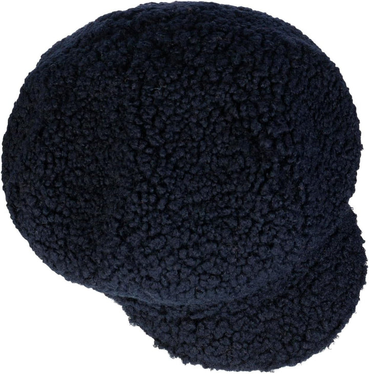 Seeberger Teddy Fur Ballonmütze Schirmmütze Damencap Wintercap Kunstfellcap Baker-Boy-Mütze Mit Schi