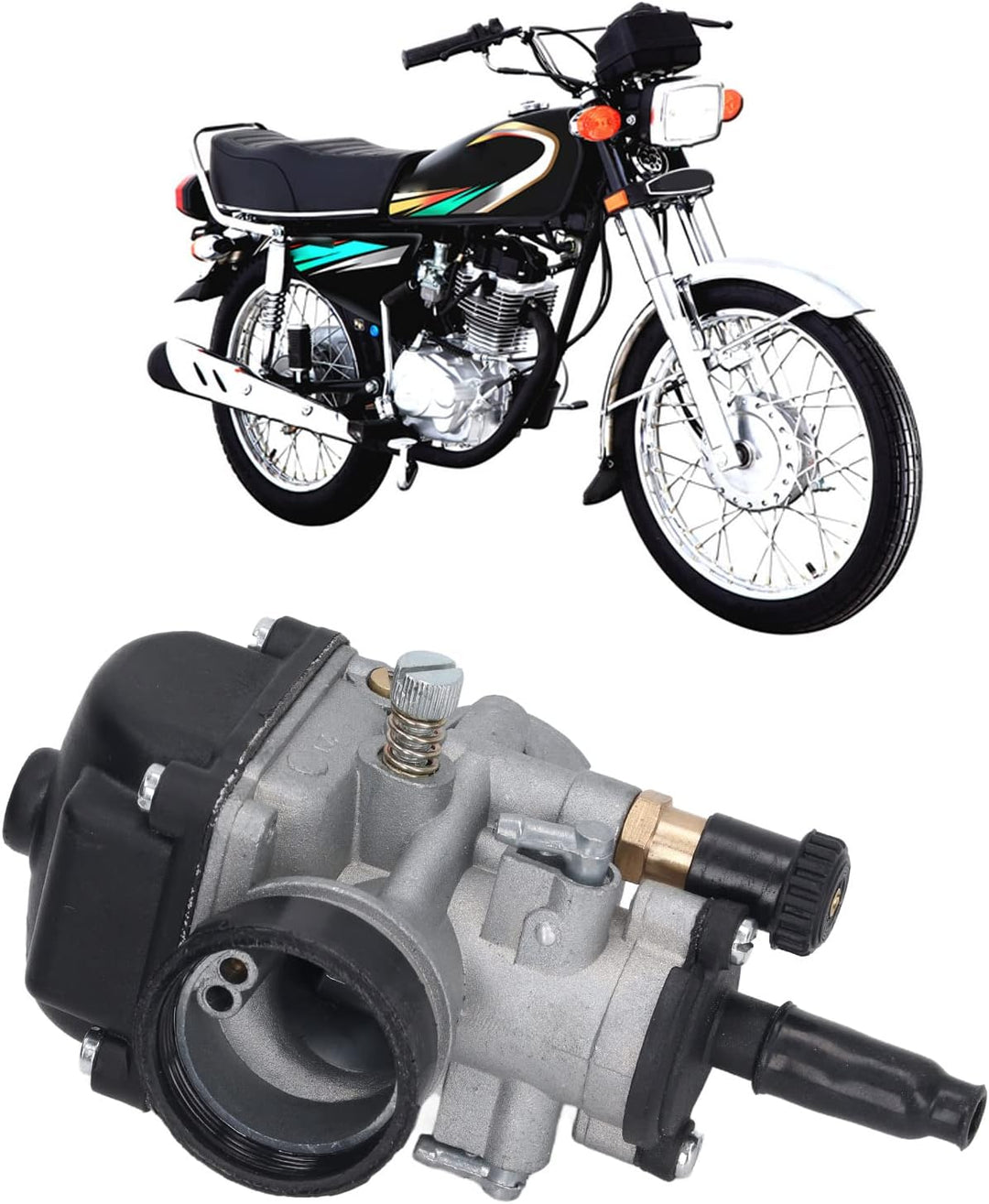 Motorvergaser, für Dellorto PHBG DS 21mm Motorrad Vergaser Richtiges Verhältnis Passend für 2-Takt-S