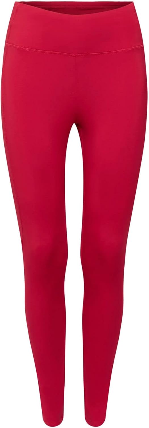 ESPRIT Leggings mit Taschen M Cherry Red, M Cherry Red