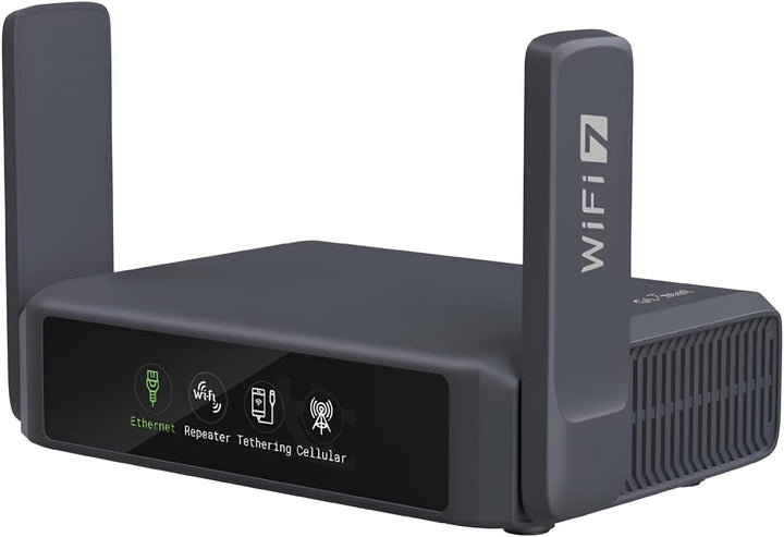 GL.iNet GL-BE3600 (Slate 7) Tragbarer Router, Dualband-WLAN-7-Gigabit-Router im Taschenformat, OpenV