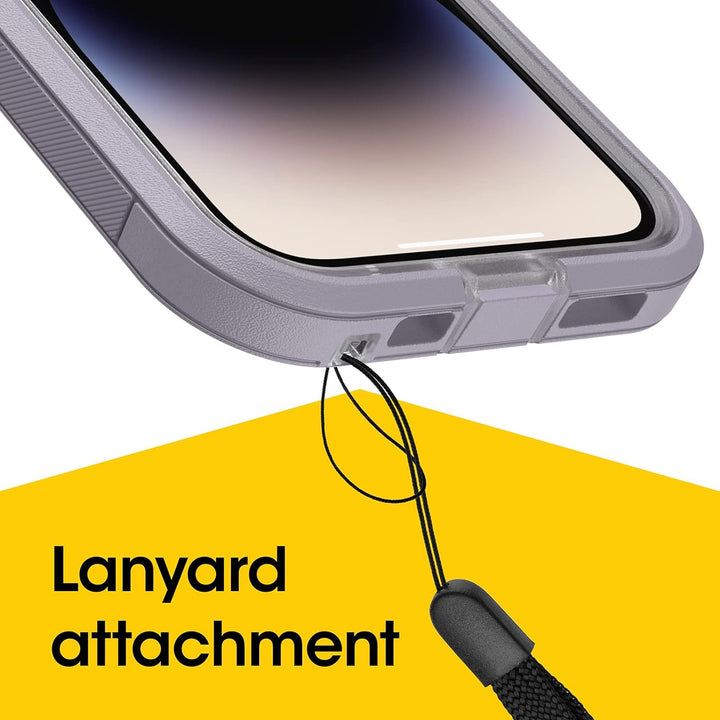 OtterBox Defender XT Clear Series für iPhone 14 Pro Max (nur für iPhone 14 Pro Max) – Lavendel Sky (