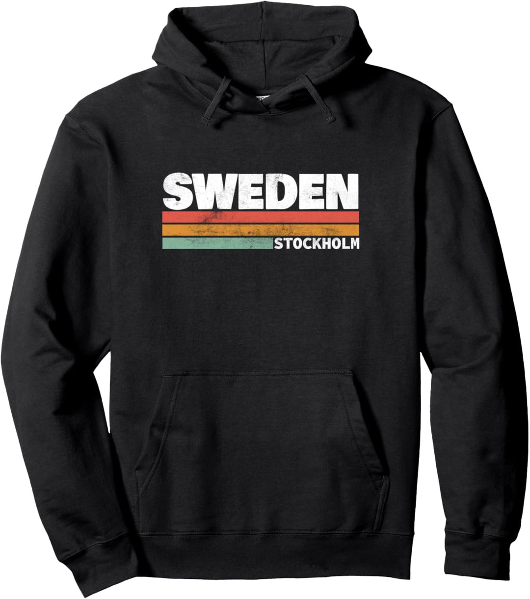 Retro Schweden Stockholm (Vintage) Pullover Hoodie