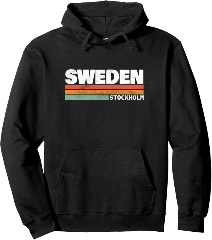 Retro Schweden Stockholm (Vintage) Pullover Hoodie