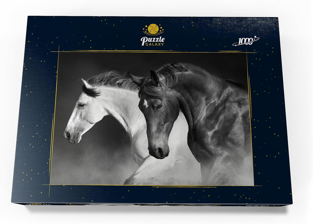 Pferde Laufen Galopp in der Wüste - Premium 1000 Teile Puzzle - MyPuzzle Sonderkollektion von Puzzle