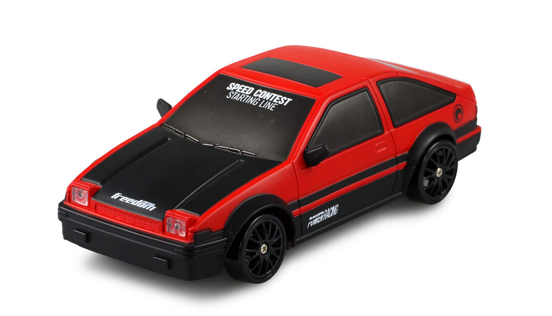 AMEWI 21083 Drift Sport Car 1:24 rot, 4WD 2,4 GHz Fernsteuerung, Rot/Schwarz, Rot